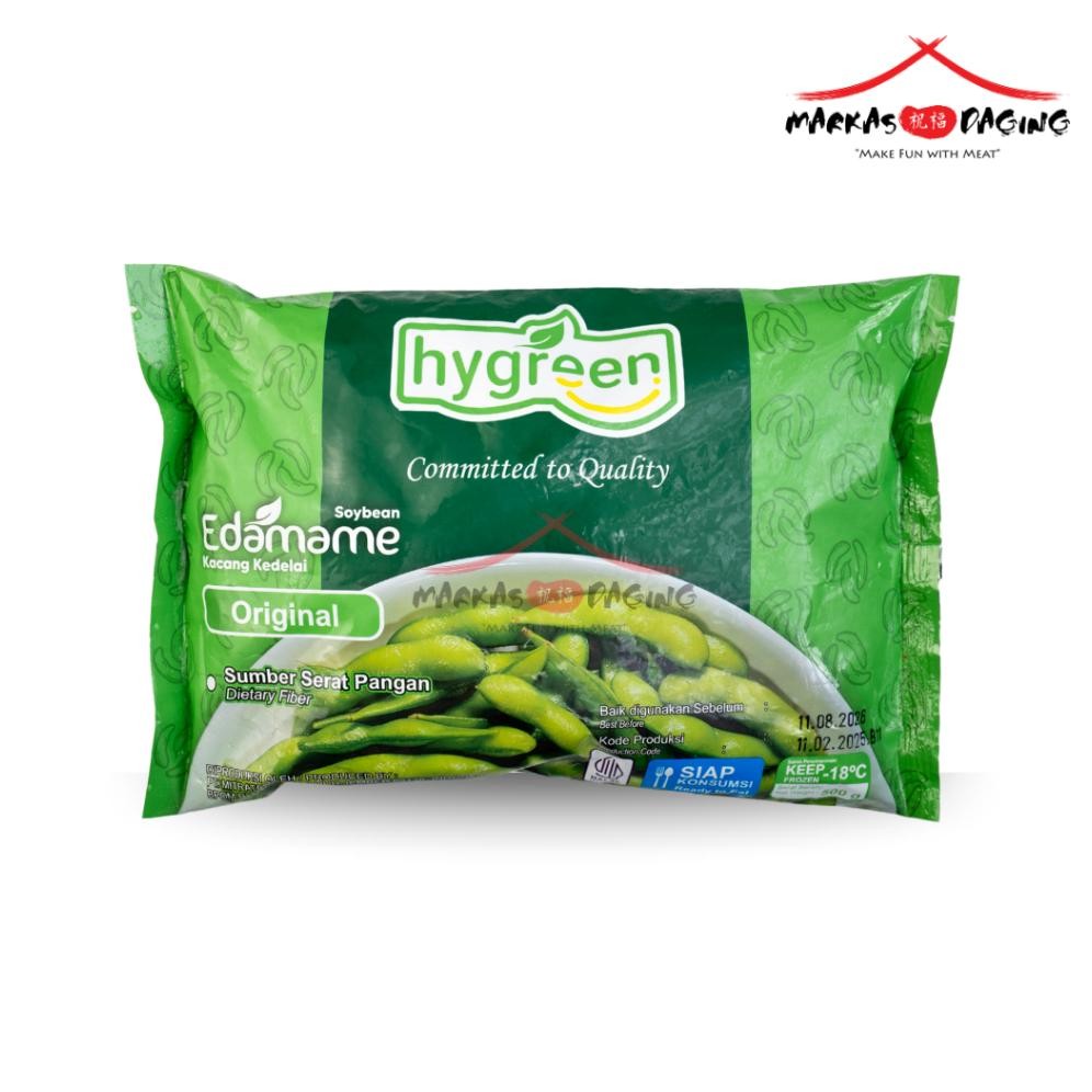 

HYGREEN EDAMAME ORIGINAL 500GR / Kacang Kedelai Jepang Mitratani Halal - Markasdaging Nugi