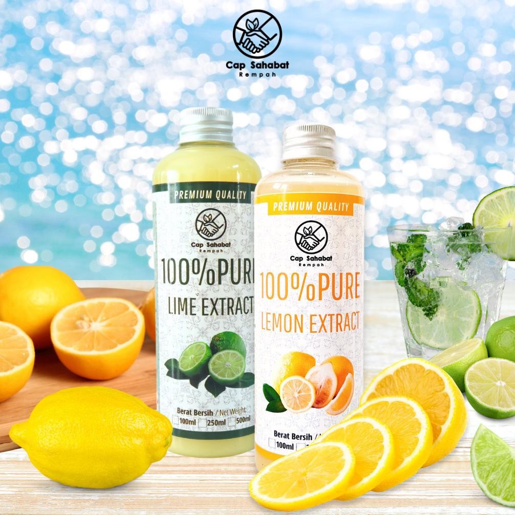 

250ml Pure Lime Extract Pure Lemon Extract Sari Lemon Murni Sari Jeruk Nipis Murni Jus Lemon Murni Jus Jeruk Nipis Murni 100% PREMIUM QUALITY Nugi