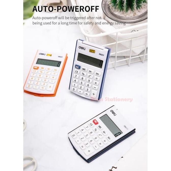 

Deli - Pocket Calculator 8-Digit With Cover (E39217)