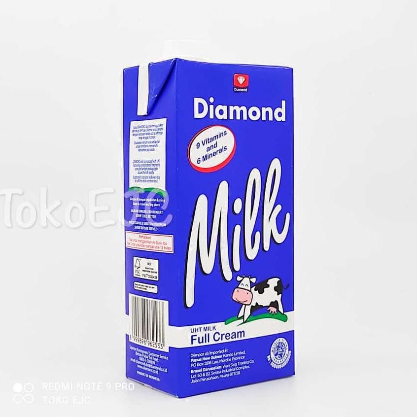 

[EJC] Susu UHT Diamond 1 Liter Susu Cair Full Cream 1L Nugi