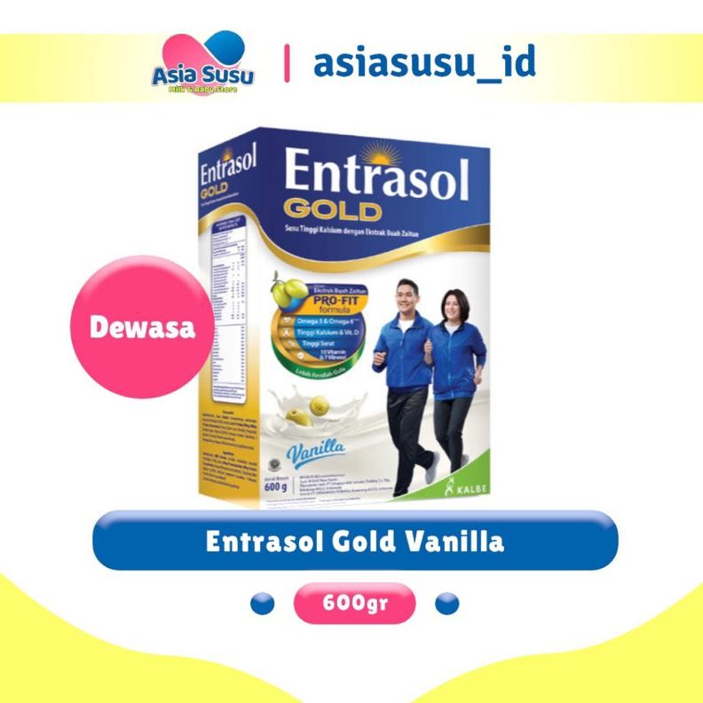 

Entrasol gold PROMO STOCK TERBATAS600gr vanila/choclat Nugi
