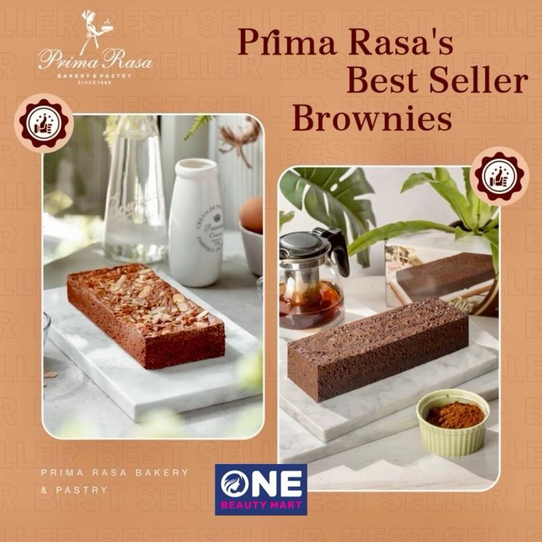 

TERLARIS BROWNIES PANGGANG ORIGINAL ALMOND PRIMA RASA BANDUNG | KUE BROWNIS PRIMARASA OLEH OLEH Nugi