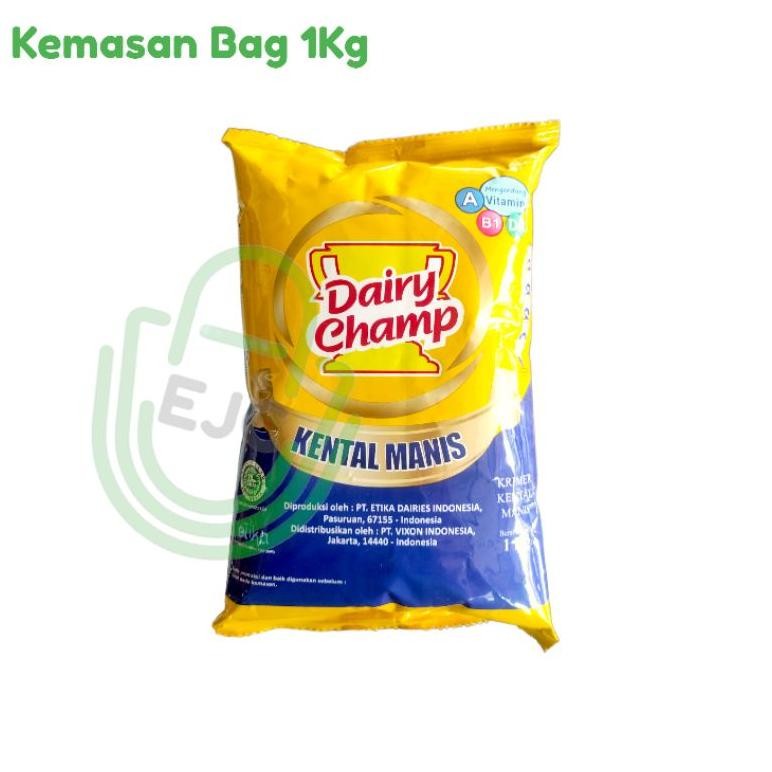 

[EJC] Dairy Champ 1Kg Bag Krimer Kental Manis Refill 1kg Nugi