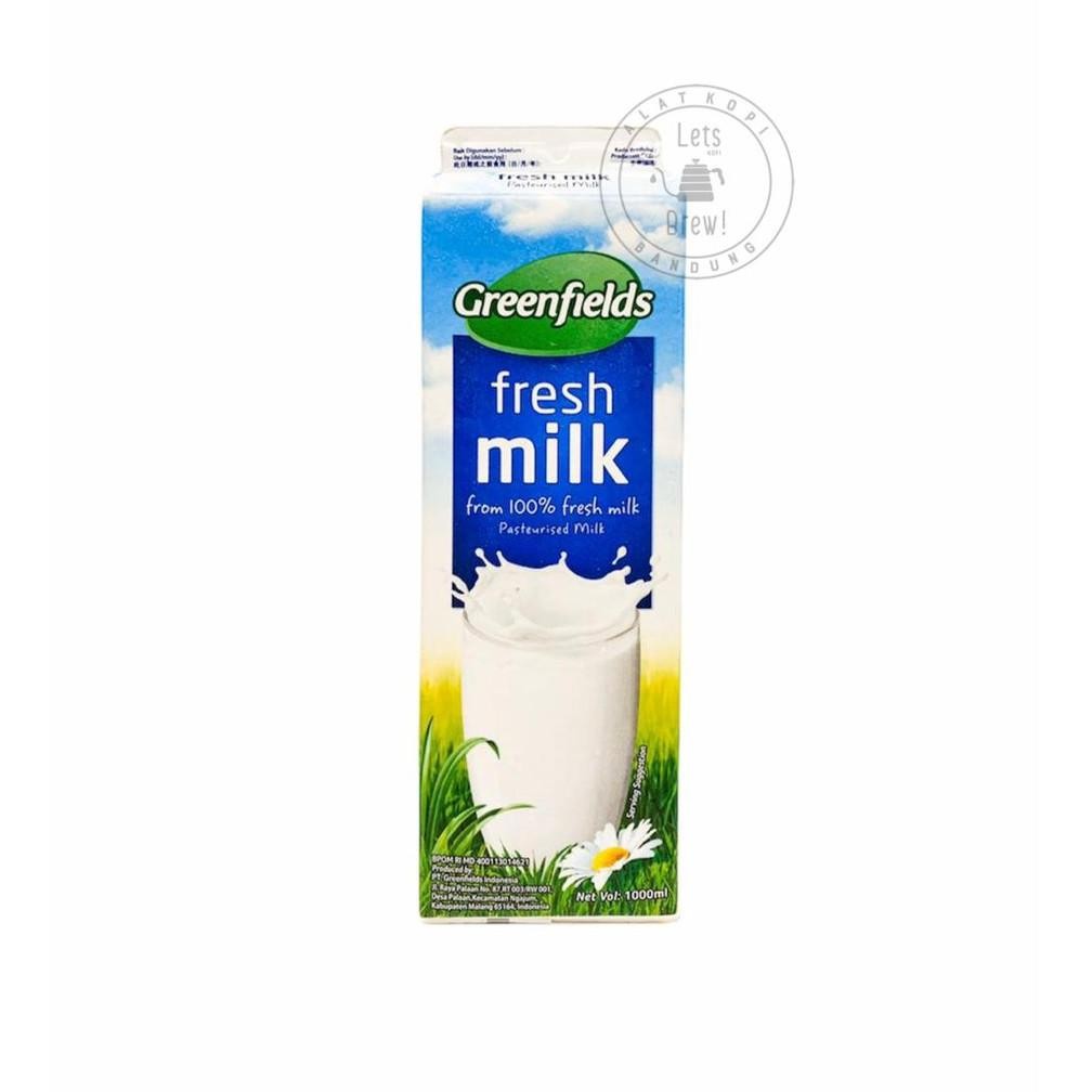 

FRESH MILK GREENFIELDS 1000ML / SUSU PASTEURISASI Nugi