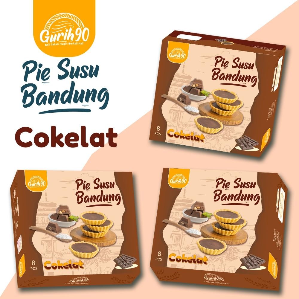 

Pie susu Coklat 8pcs | Pai Susu | Camilan | Kue kering | coklat Nugi