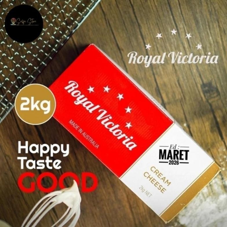 

Tatura Royal Victoria Cream Cheese 2kg 1kg Krim Keju Halal Made Australia Nugi