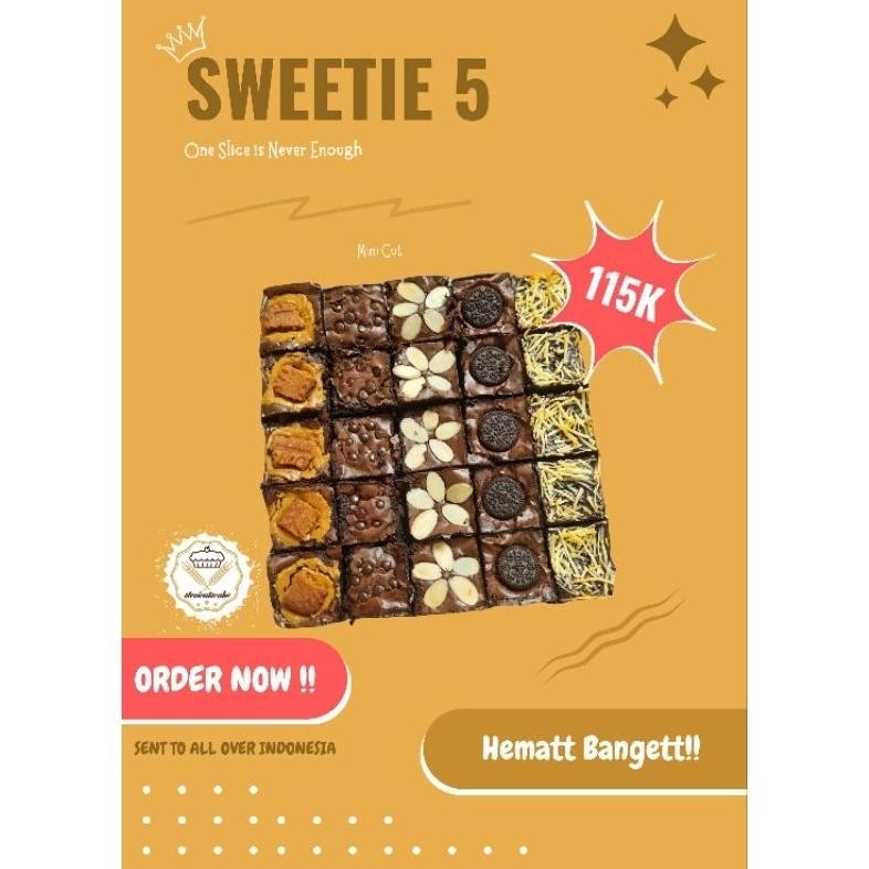 

PAKET HEMAT SWEETIE 5 - FUDGY BROWNIES Nugi