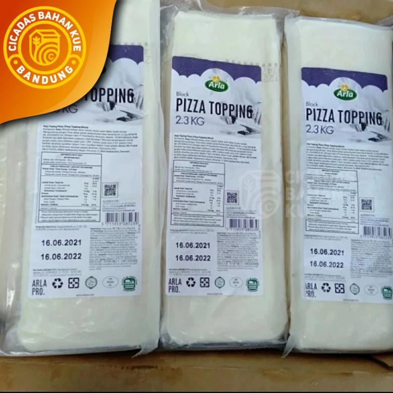 

Keju Mozzarella Arla Pizza Topping 1kg Nugi