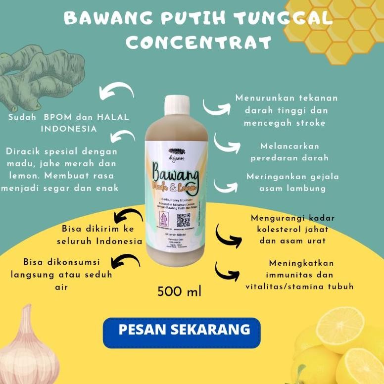 

DEEJAMOE BAWANG MADU LEMON 500ml Nugi