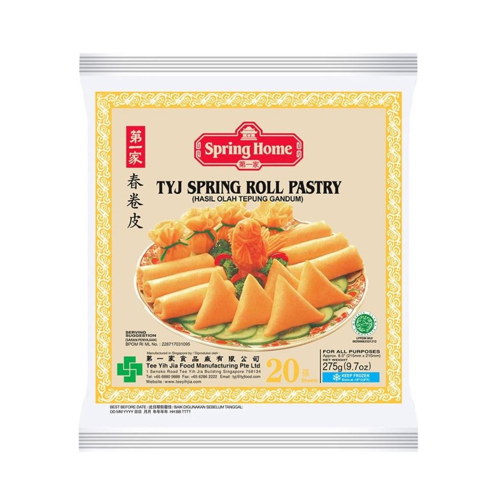 

Spring Home Tyj Spring Roll Pastry Kulit Lumpia 8,5 inch Nugi