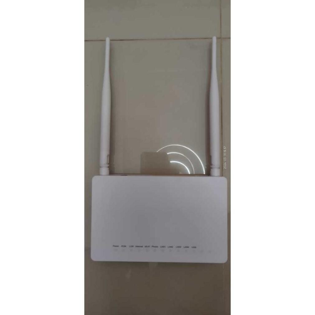 ONT ZTE F609 V3 GPON NEW PLUS ADAPTOR Nugi