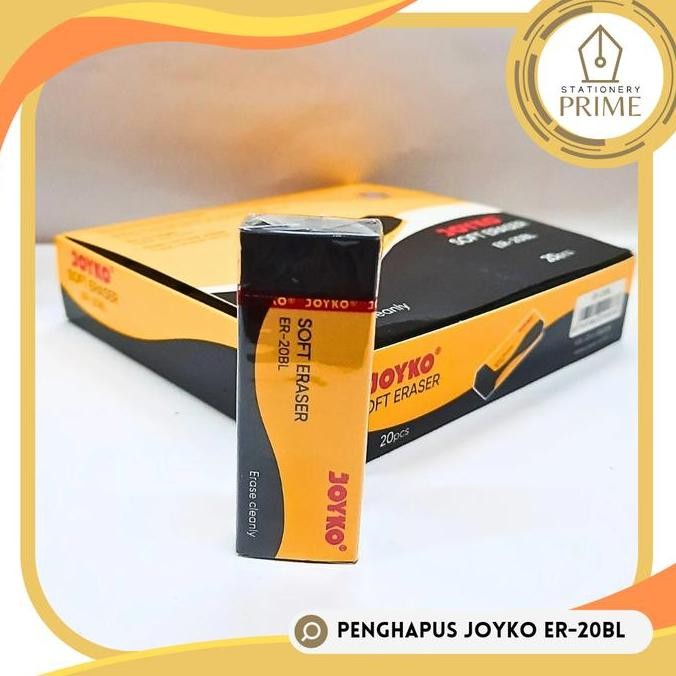 

Penghapus Joyko Soft Eraser Hitam Er-20Bl [ Piece ]