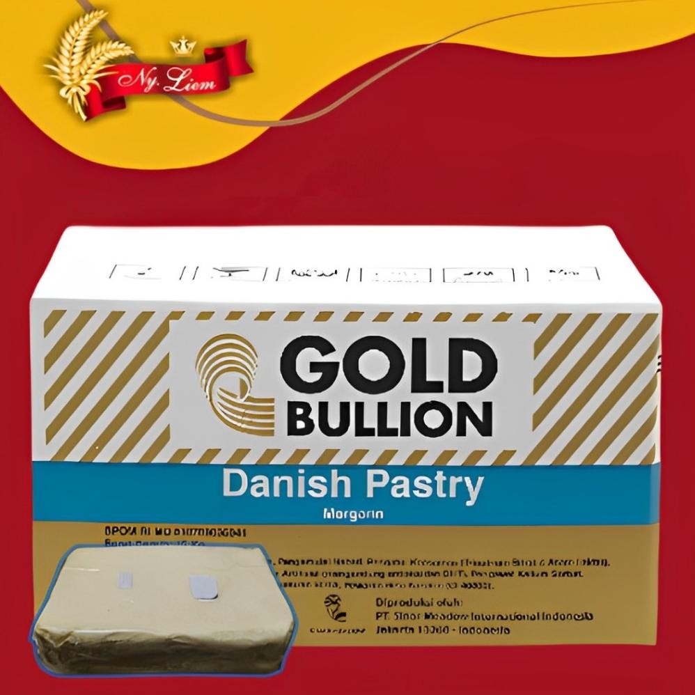 

GOLD BULLION Danish Pastry / Margarine Pastry 1kg #R Nugi