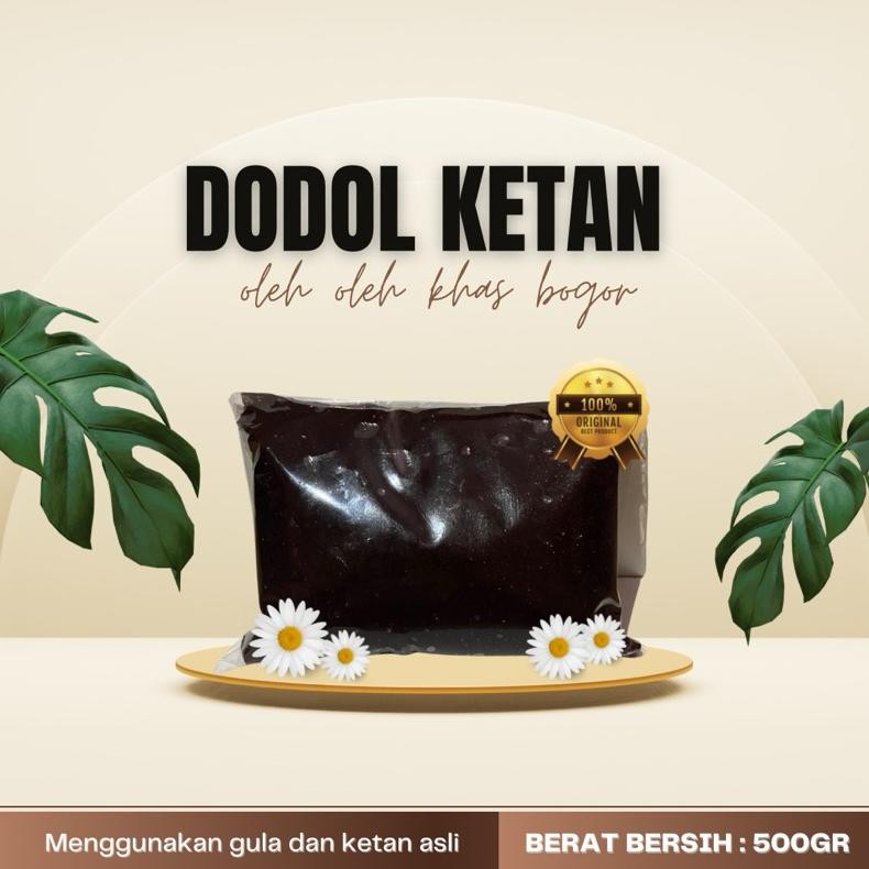 

DODOL KETAN HITAM DAN GULA MERAH ASLI KHAS BOGOR BERAT 500GR ATAU 1/2 KG Nugi