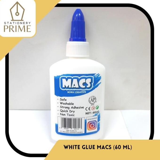 

Lem Putih / White Glue Macs 60 Ml [Piece]