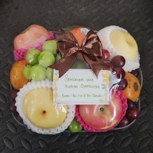 

[KIRIM INSTAN/SAMEDAY] Hampers/Parcel Buah Mini BEST SELLER Free Kartu Ucapan/Hangtag Nugi