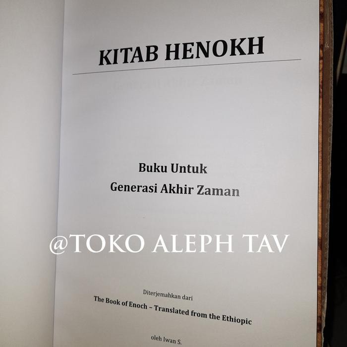 Kp Kitab Henokh - Buku Untuk Generasi Akhir Zaman