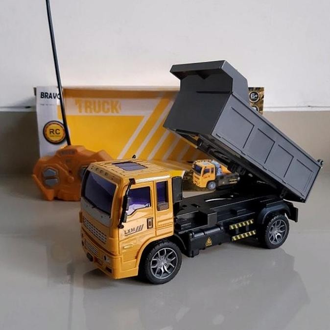 RC Truk Pasir Remote Control - Mainan Mobil Dump Truck Remot Kontrol