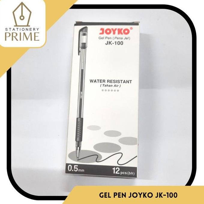 

Gel Pen Pulpen Joyko Jk-100 0,5Mm ( Isi 12 Pcs )