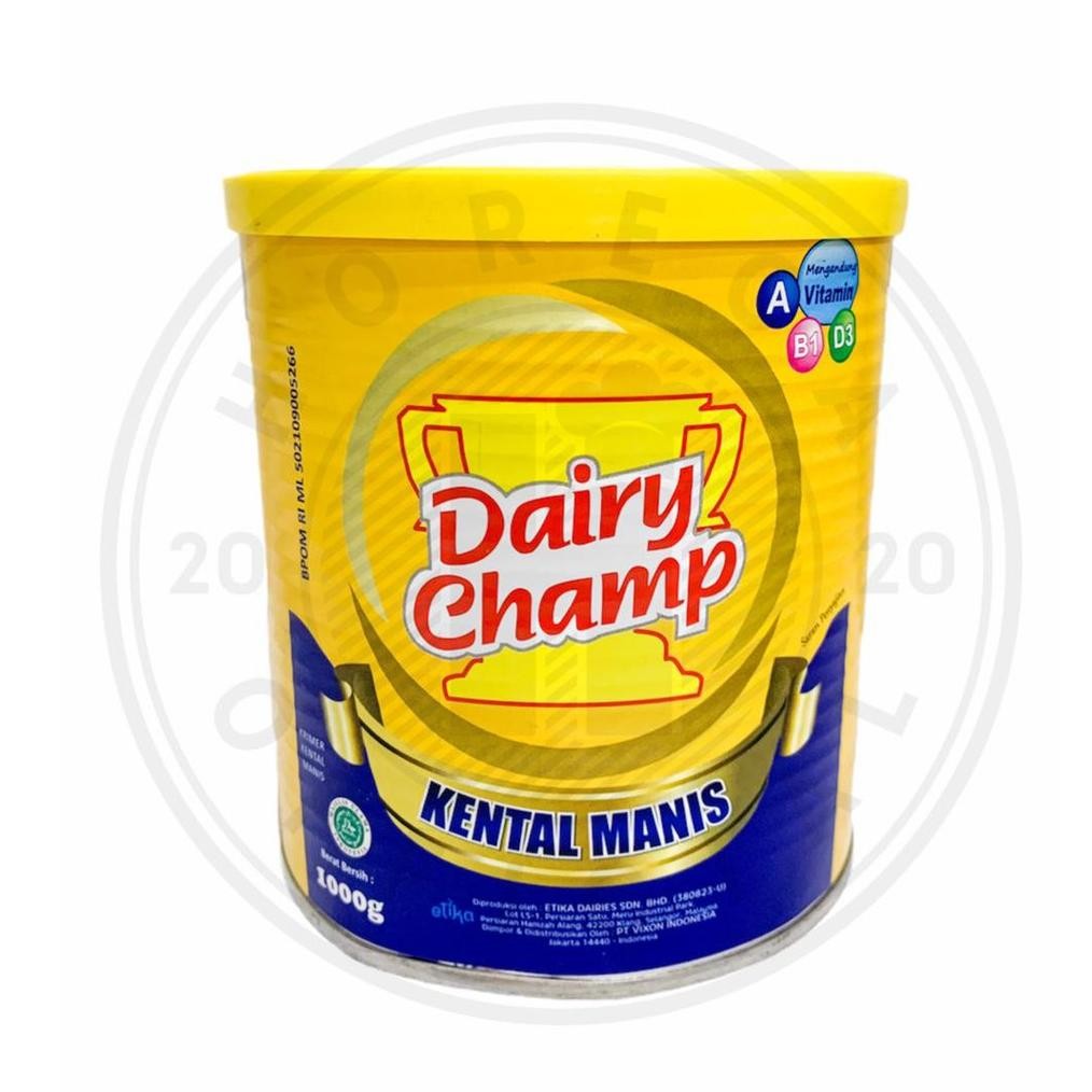 

Dairy Champ Susu Krimer Kental Manis 1kg / SKM Dairy Champ 1000gram Nugi