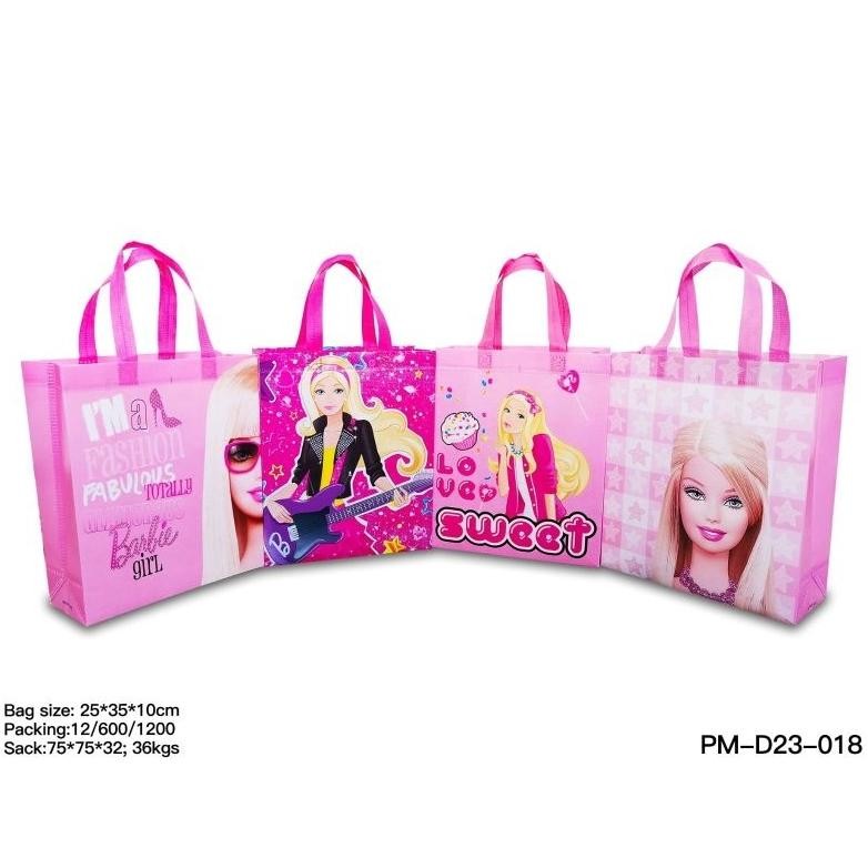 

Goodie bag Karakter anak LAMINASI 25x35x10 Box Bag [LUSINAN 12pcs] tas hampers / tas Spunbond Nugi