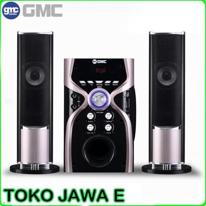 SPEAKER BLUETOTH GMC 887G Speaker Multimedia Aktif Ada BLUETOOTH PORT USB