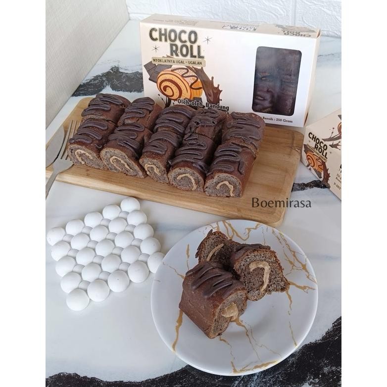 

Choco Roll Boemi Rasa Isi 10 pcs - Roti Gulung Cokelat - Roti isi Cokelat - Roti Cokelat Nugi