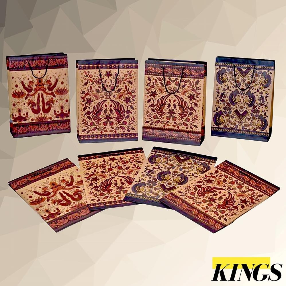

10 PCS Kiky Paper Bag Kraft Batik Large Nugi