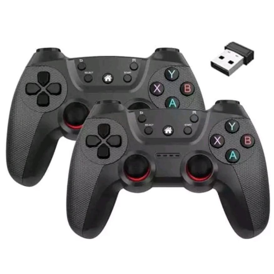 Gamepad Double Wireless Turbo Game Pad Controller Laptop PC Joystick
