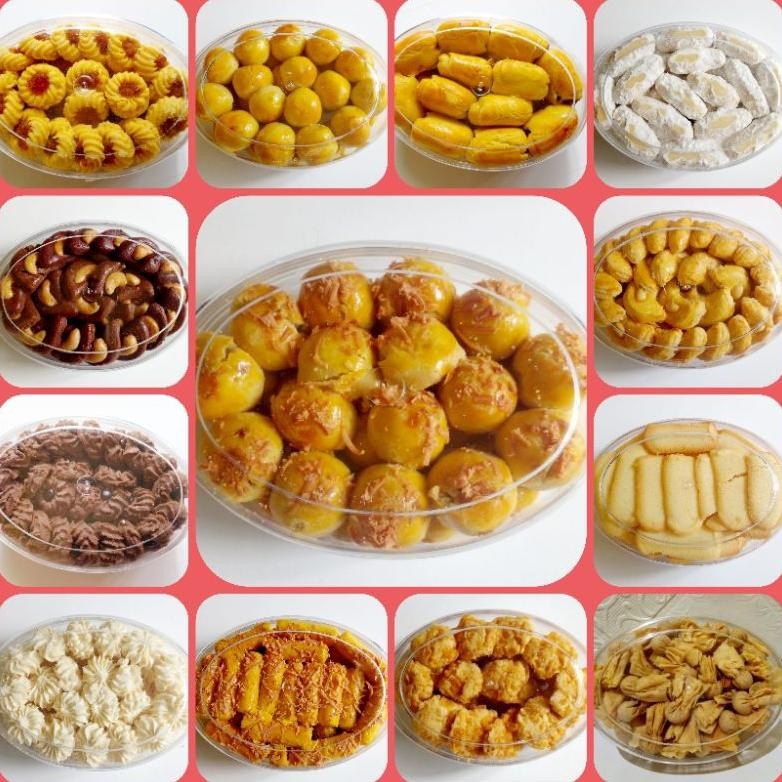 

Kue kering Lebaran || Best Seller Nastar keju/klasik/jumbo/castengel/putrisalju/coklatmede/sagukeju/cornflake/semprit/coklatchip/kuekacang/lidahkucing Nugi
