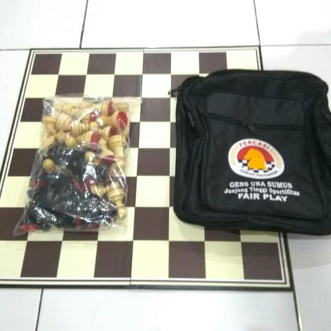 Catur PERCASI / Catur Lipat Percasi Kayu 50cm