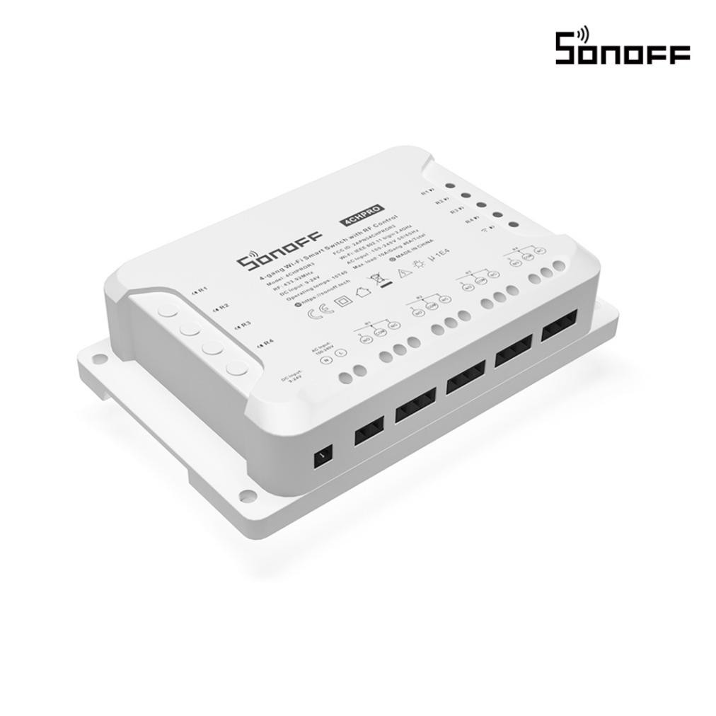 Sonoff Smart Switch 4CHPROR3 Smart Breaker Wireless 4 Gang Breaker Pintar Breaker Cerdas Smart Home