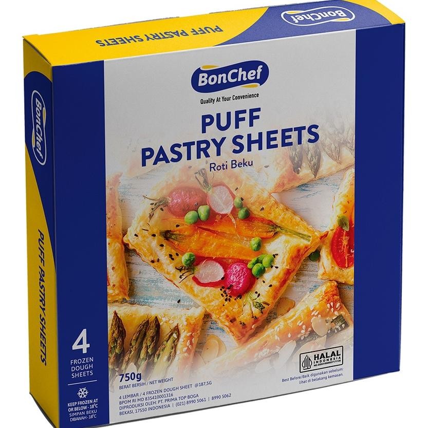 

BONCHEF PUFF PASTRY 750 Gram Gojek Grab Instant Only Nugi