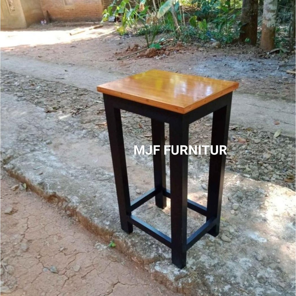 Kursi tinggi/Kursi kayu/Kursi minibar kayu/Kursi minimalis kayu tinggi/Kursi ukuran 40x30x75cm