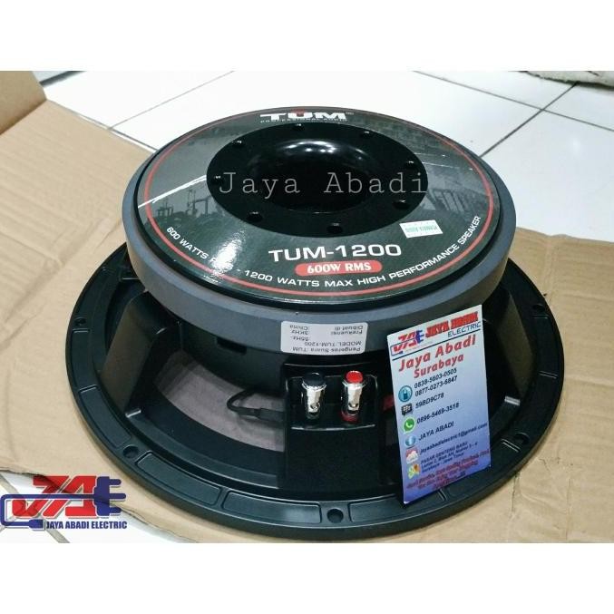 Speaker Komponen WOOFER TUM TM 1200