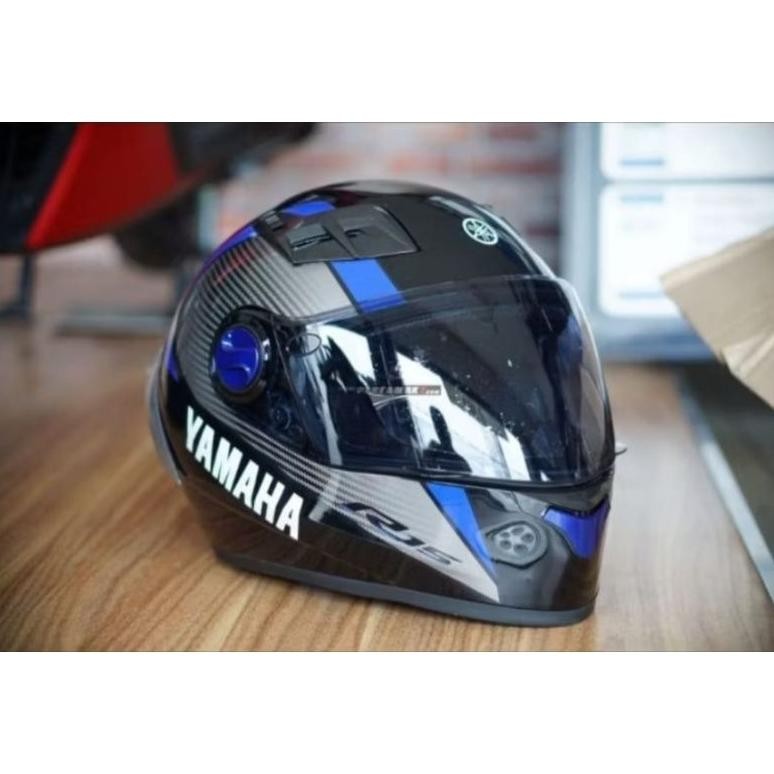 Terlaris Helm Yamaha Full Face R15 Connected Original / Helm Yamaha R15C Original