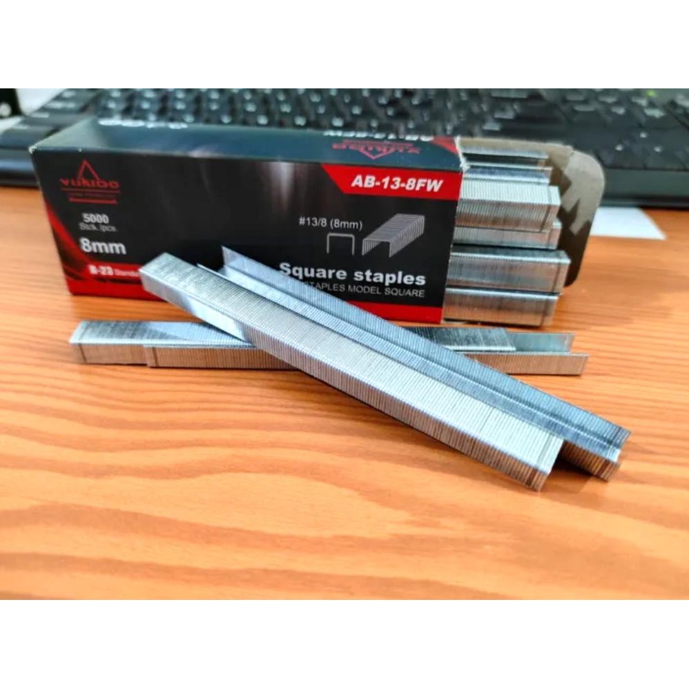 

PROMO Paket Staples Tembak + Isi atau Refil 13/8 Cekrekan / Pengokot / Hekter Gun Tacker Ukuran 13/8 5000 / Staples Sofa, Staples Jok, Stepler Motor, Kursi, Dll
