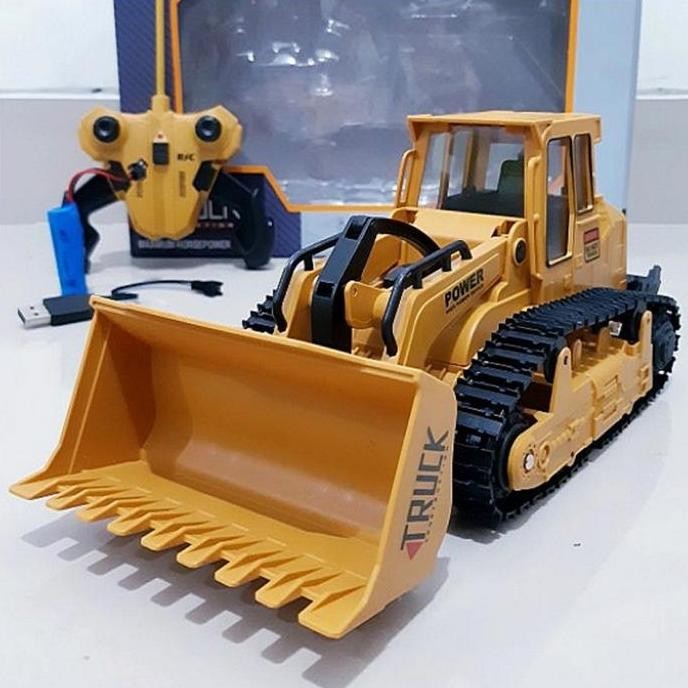 Mainan Anak RC Mobil Remot Control RC Truck Buldozer Alat Berat 689808