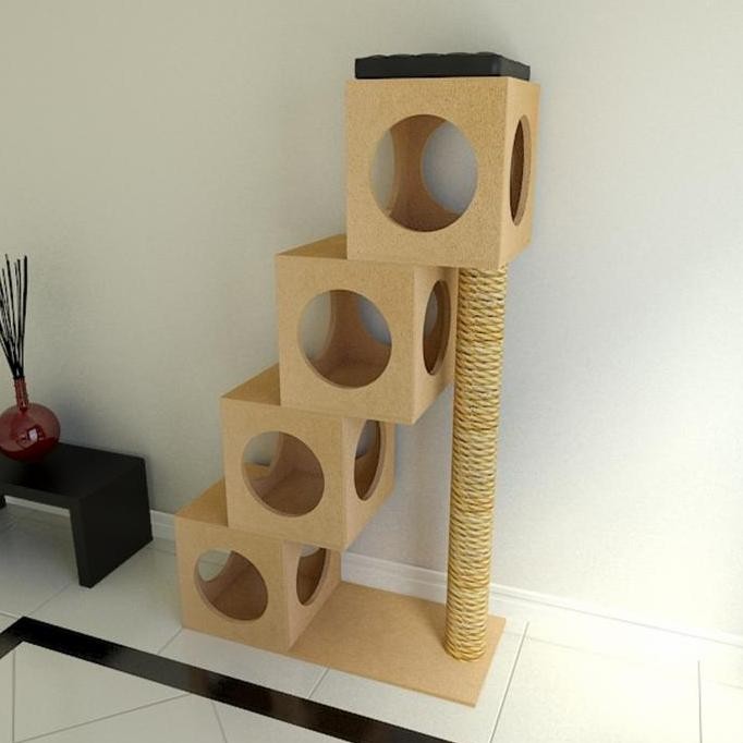 TERMURAH - cat box rumah mainan kucing | cat tree | cat condo