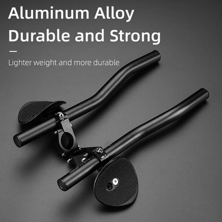 GT|1Set Setang Istirahat Sepeda Gunung Stang TT Triathlon Restbar Balap Aerobar Handlebar Rest Bar D