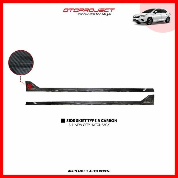 Otoproject Side Skirt Bodykit Samping Carbon City Hatchback
