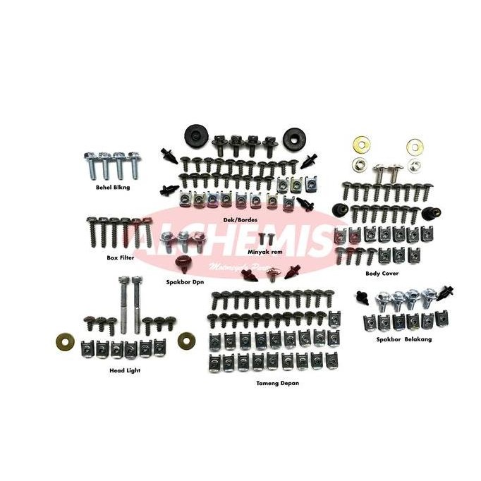 COD Baut Fino FI 115 2014 - 2016 Fullset FullBody / Baud Yamaha Fino FI 1115 2014 - 2016 FullBody