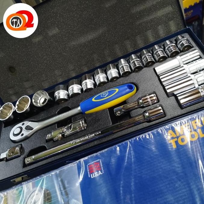 Kunci sok set American tool - ukuran 8 - 32 mm