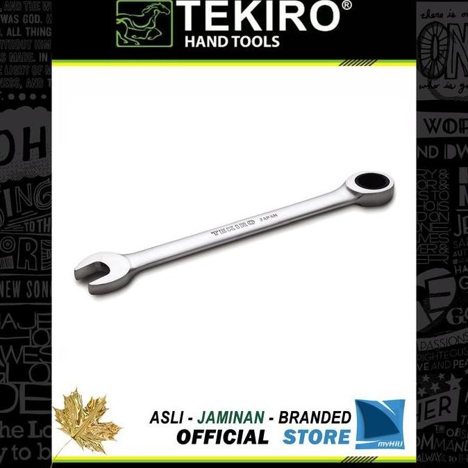 Kunci Pas Ring RACET Panjang 13 mm - Single Gear Ratchet TEKIRO