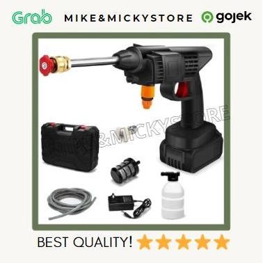 Alat Cuci Mobil Jet Washer Portable Water Spray Gun Cordless Wireless