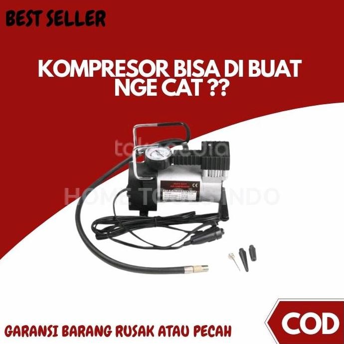 KOMPRESOR MINI LISTRIK UNTUK AIRBRUSH CAT MOTOR DAN MOBIL TERLARIS