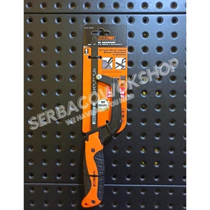 BLACKFOOT Gagang Gergaji Besi Mini Hack Saw Gergaji Serbaguna Hacksaw