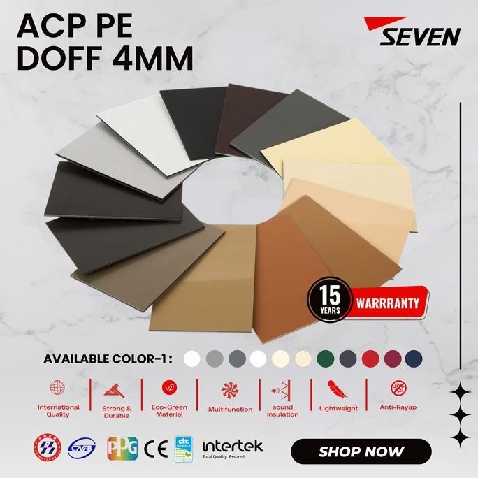 SEVEN ACP PE 4 mm Doff Alloy 1100