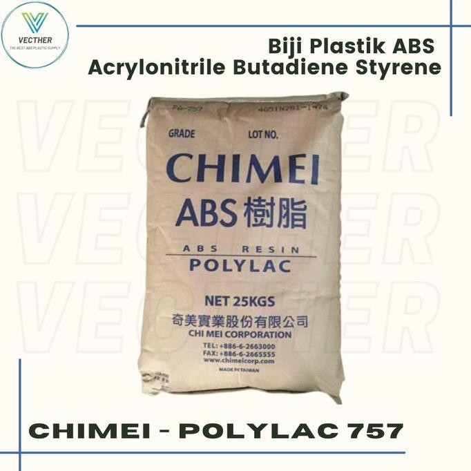 Biji Plastik ABS Chimei - Polylac 757 (1kg)