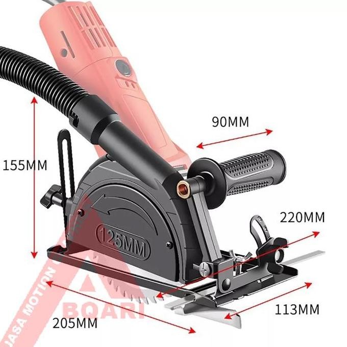 adapter gerinda sliding / gerinda to circular saw / dudukan gerinda